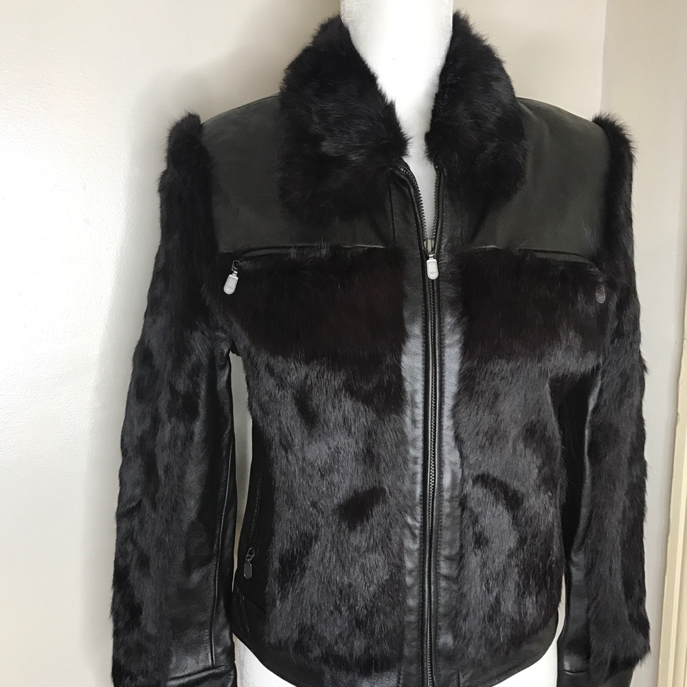 Knoles & carter woman leather jacket size s nwot